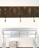 20" X 23" X 5" Brown Wooden Plaque - Homeroots