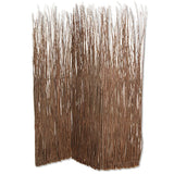 63" X 84" Brown Willow Adirondack Screen - Homeroots