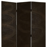 48" X 72" Black Wood Canvas Screen - Homeroots