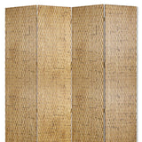 84" X 84" Gold Wood Screen - Homeroots