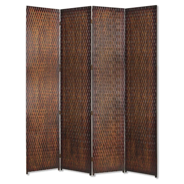 84" X 84" Brown Wood Screen - Homeroots - Flyclothing LLC