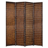 84" X 84" Brown Wood Screen - Homeroots - Flyclothing LLC