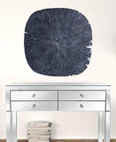 29" X 29" X 2" Gray, Sandstone, Ribbed, Square - Wall Decor - Homeroots