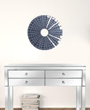 19" X 19" X 2" Sandstone, Fine Polished, Round With Stardust Pebble Finish - Wall Decor - Homeroots - Flyclothing LLC