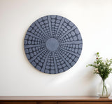 28" X 28" Gray Sandstone Round Wall Decor - Homeroots - Flyclothing LLC