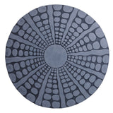 28" X 28" Gray Sandstone Round Wall Decor - Homeroots - Flyclothing LLC