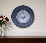 20" X 20" Gray Sandstone Hanging Dimensional Sculpture Wall Decor - Homeroots