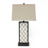 5.25 X 8 X 30 Bronze Rock Floral Base - Table Lamp - Homeroots - Flyclothing LLC
