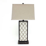 5.25 X 8 X 30 Bronze Rock Floral Base - Table Lamp - Homeroots - Flyclothing LLC