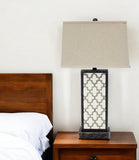 5.25 X 8 X 30 Bronze Rock Floral Base - Table Lamp - Homeroots - Flyclothing LLC
