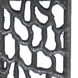 5 X 8 X 28.75 Silver Metal With Multi Mini Grotto Pattern - Table Lamp - Homeroots - Flyclothing LLC