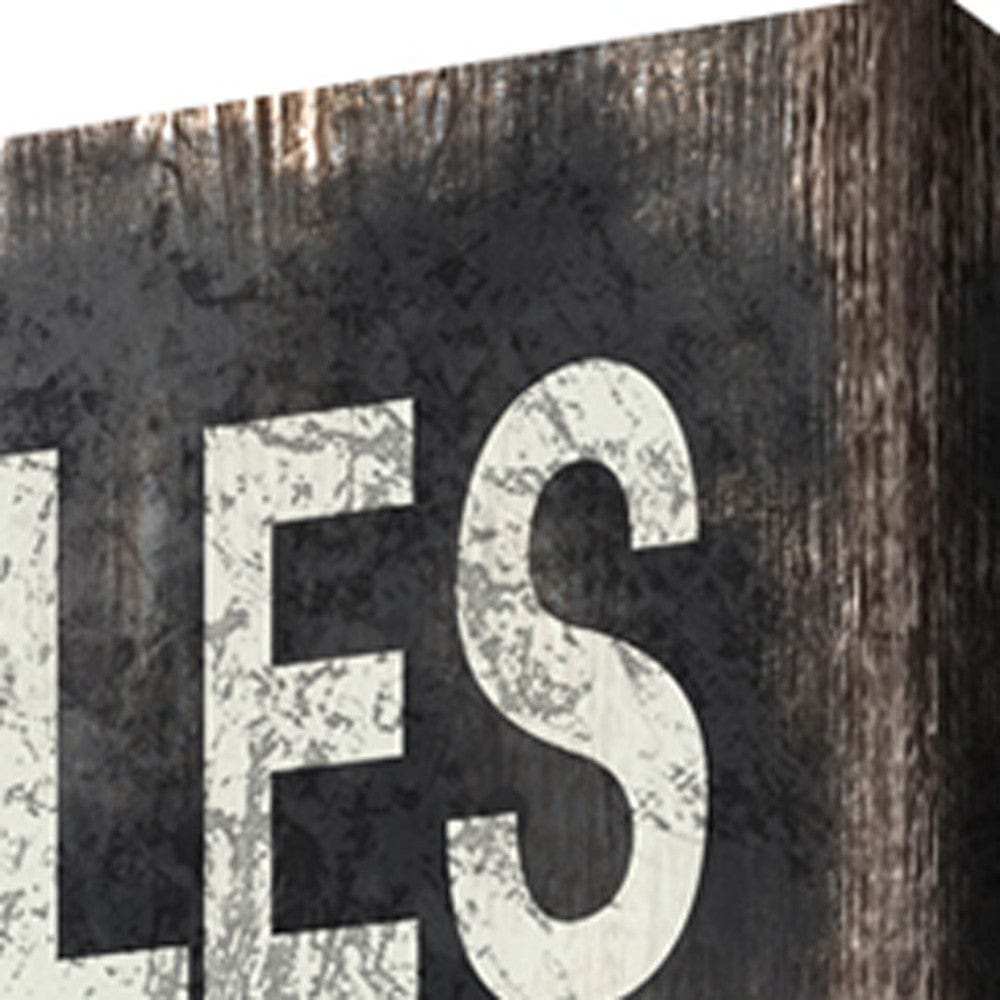 48 X 72 Multi Color Wood Canvas Family Rule Screen - Homeroots - Flyclothing LLC