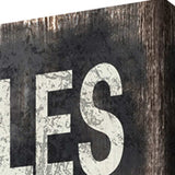 48 X 72 Multi Color Wood Canvas Family Rule Screen - Homeroots - Flyclothing LLC