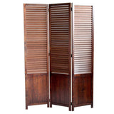 47" X 67" Brown Wood Screen - Homeroots - Flyclothing LLC