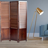 47" X 67" Brown Wood Screen - Homeroots - Flyclothing LLC