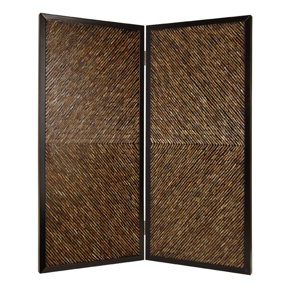 63" X 84" Multi Color Wood Screen - Homeroots