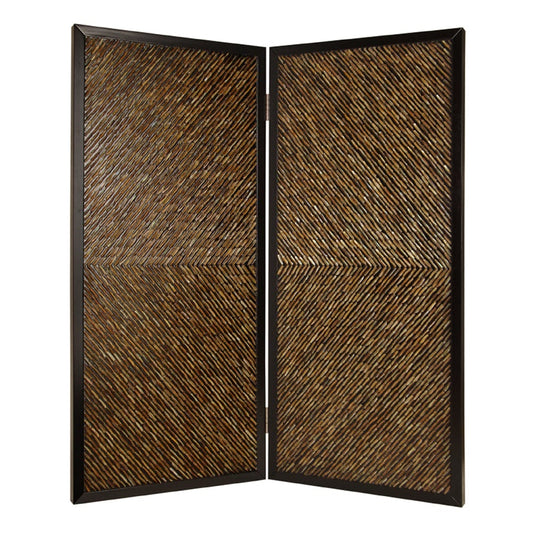 63" X 84" Multi Color Wood Screen - Homeroots