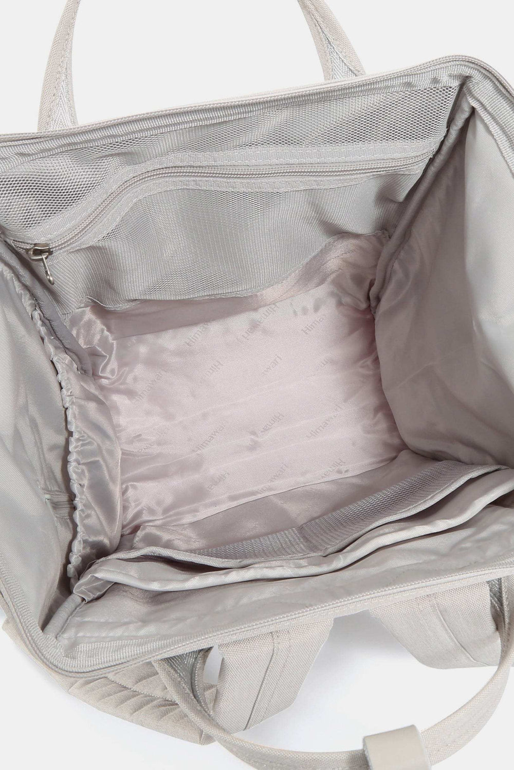 Himawari Contrast Waterproof Backpack Bag with External USB Port - Trendsi - Flyclothing LLC