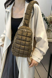 Quilted Nylon Crossbody Bag - Trendsi - Flyclothing LLC