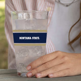 Montana State 16oz Stripe Pint Glass - Logo Brands - Flyclothing LLC