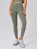 High Waist Active Leggings - Trendsi - Flyclothing LLC