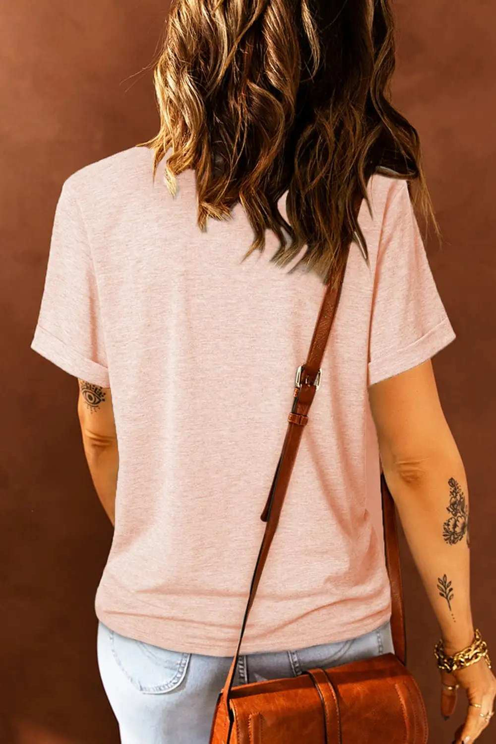 Rabbit Graphic Round Neck T-Shirt - Trendsi - Flyclothing LLC