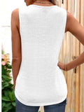 Lace Detail V-Neck Tank - Trendsi - Flyclothing LLC