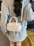Lace Detail Bow Crossbody Bag - Trendsi - Flyclothing LLC