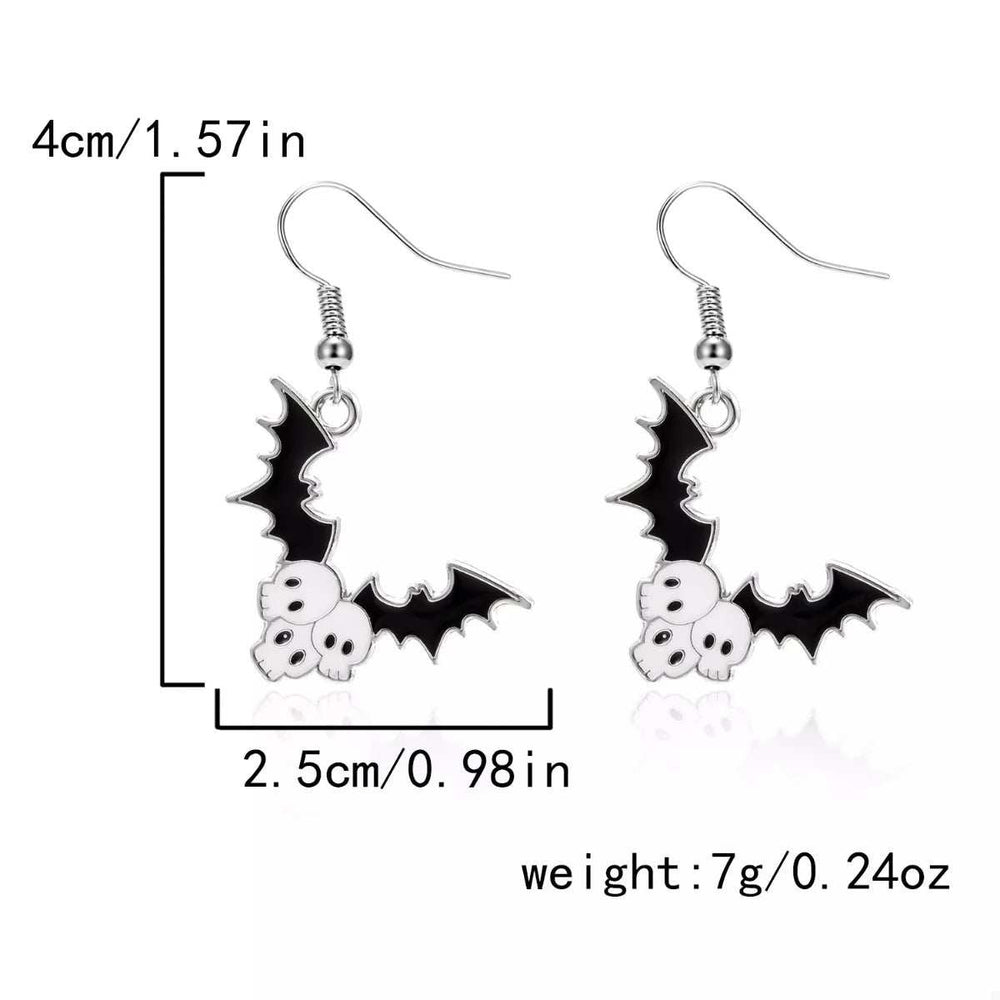 Halloween Bat Drop Earrings - Trendsi - Flyclothing LLC