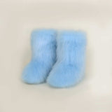 Thermal Fuzzy Platform Boots - Trendsi - Flyclothing LLC