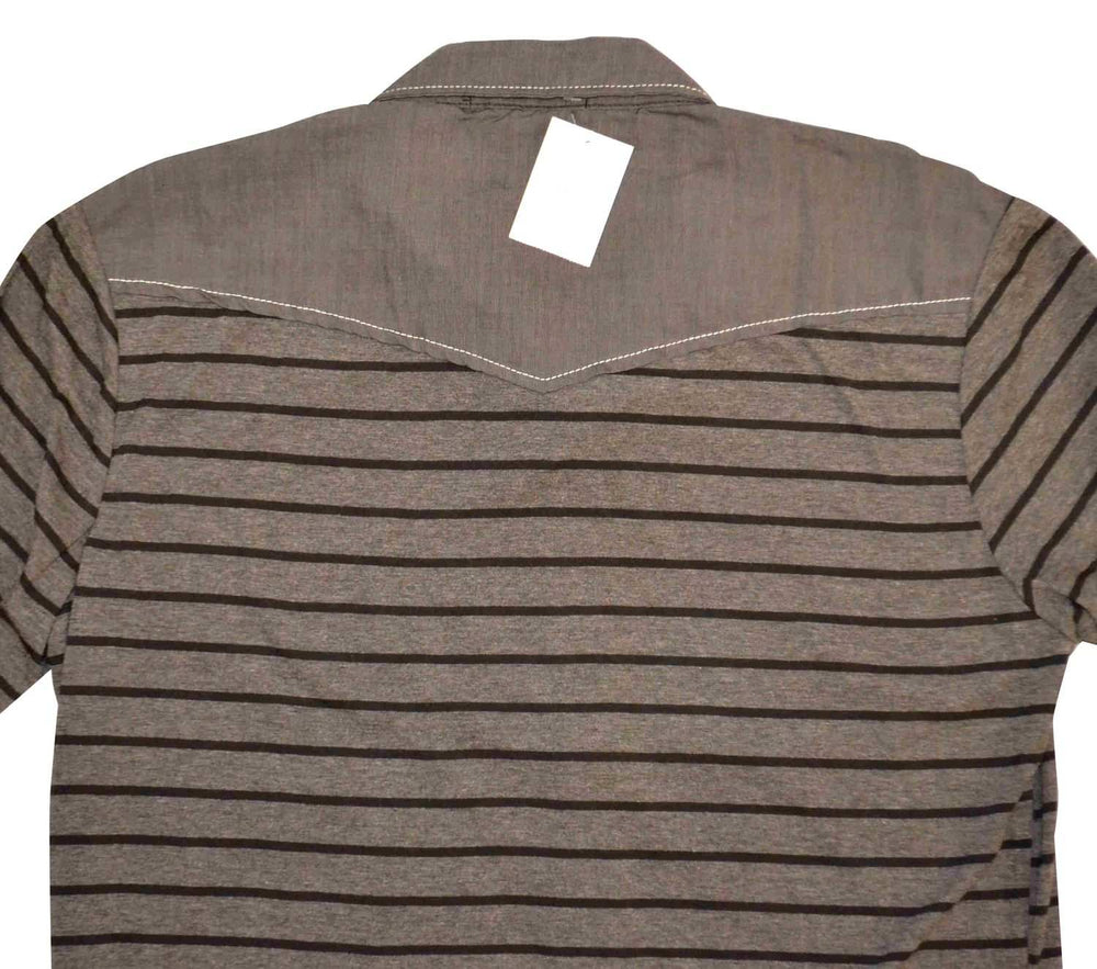 Pila Design Black & Gray Striped Shirt - Pila Design - Flyclothing LLC