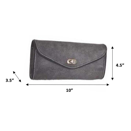 Leather 1-Pocket Windshield Bag - Unik Just for Bikers - Flyclothing LLC