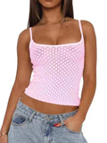 Lace Square Neck Cami - Trendsi - Flyclothing LLC