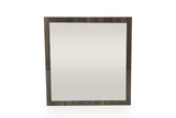 41" Grey Mdf Veneer And Glass Mirror - Homeroots - Flyclothing LLC