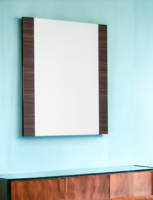 45" Ebony Framed Accent Mirror - Homeroots