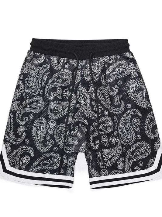 Men's Drawstring Printed Shorts - Trendsi - Flyclothing LLC