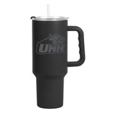 New Hampshire 40oz Black Tonal Powder Coat Tumbler - Logo Brands - Flyclothing LLC
