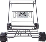 Steel Twin Gunmetal Bed - Homeroots - Flyclothing LLC