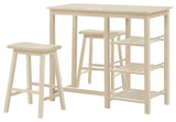 43" Beige Solid Wood Console Table - Homeroots - Flyclothing LLC