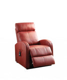Faux Leather Power Motion Lift Recliner In Red - Homeroots - Flyclothing LLC
