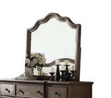 Distressed Grey Finish Beveled Wall Mirror - Homeroots - Flyclothing LLC