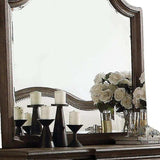 Distressed Grey Finish Beveled Wall Mirror - Homeroots - Flyclothing LLC