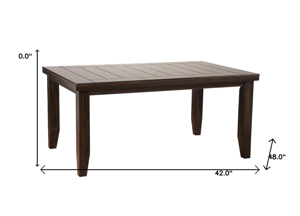 42" Espresso Dining Table - Homeroots - Flyclothing LLC
