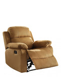 36" Brown Microfiber Recliner - Homeroots - Flyclothing LLC