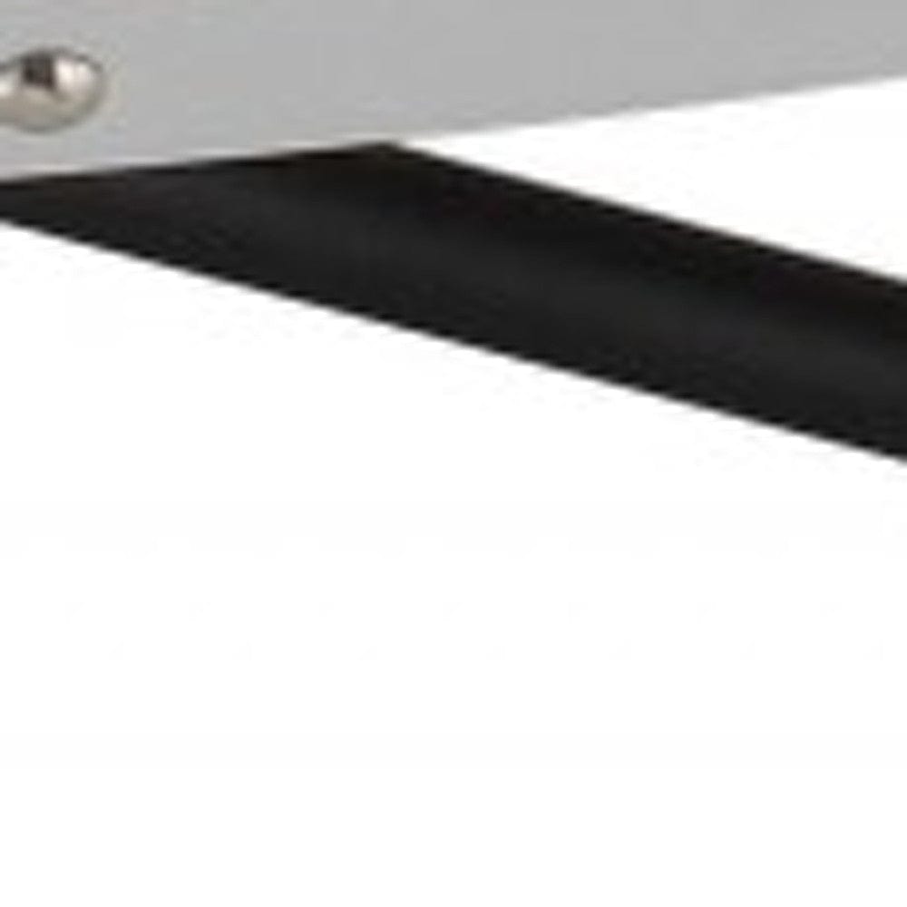 46" Natural And Black Iron Round Coffee Table - Homeroots - Flyclothing LLC