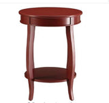 Pop Of Color Red Finish Side Table - Homeroots - Flyclothing LLC