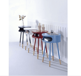 Bentwood White Retro Round Wooden End Table - Homeroots - Flyclothing LLC