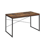 47" Brown and Black Computer Desk - Homeroots - Flyclothing LLC