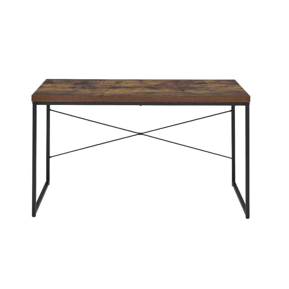 47" Brown and Black Computer Desk - Homeroots - Flyclothing LLC