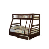 Espresso Full Transitional Bunk Bed - Homeroots - Flyclothing LLC